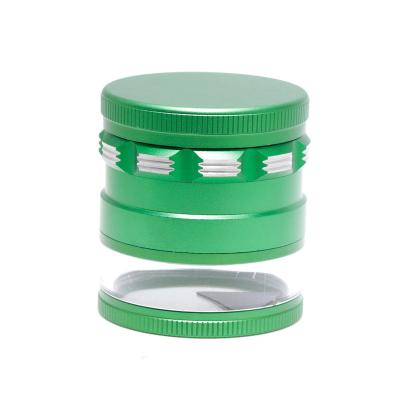 China Morden Aluminum Alloy Wholesale 55556 Four Layer Smoke Grinder for sale