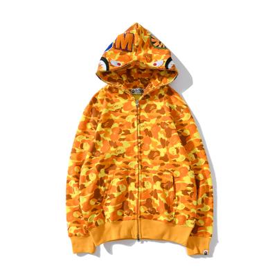 China Autumn And Winter Men's Shark Jacket Anti-wrinkle Camouflage Casual Hoodies Youth Casual Hooded BApee Hoodies for sale