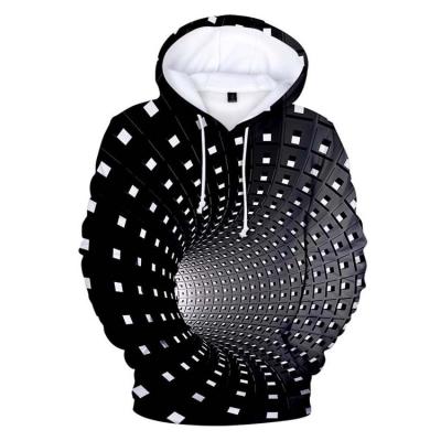 China Anti-wrinkle soft casual pullover 3D image printed sweatshirt sports hoodie with long sleeves for men for sale