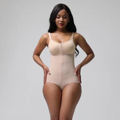 China Antibacterial Breathable Body Shapers Tummy Control Jumpsuit Slimming Seamless Full Body Shapewear For Women for sale