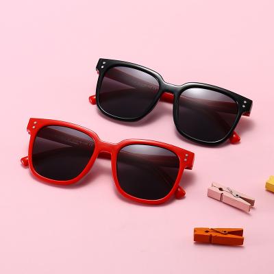 China Wholesale-Polarized Glass Retro Kids Student Sunglass Kids Sunglasses Children Classic Sunglasses Fashion Sunglasses Travel Shade Anti-UV Glass for sale