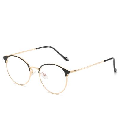 China Reading Glasses/Myopia/Optical Glasses Frames Glasses Frames Women Eye Glasses Wholesale Metal Optical Fashion Women Sunglasses for sale