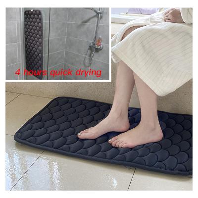 China 3D Bath Mat Shower Mat Natural Soft Quick Dry Eco - Friendly Non Slip Sustainable for sale