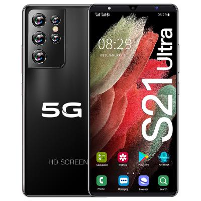 China Beauty Camera Factory Supplier New Brand S21 Smartphones Mobile Phones China 4g 5g Android Mobile Phone for sale