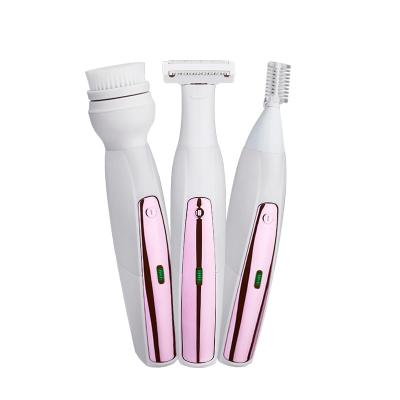 China Car Women Rechargeable Wet And Dry Body Shaver Painless Painless Remover for sale