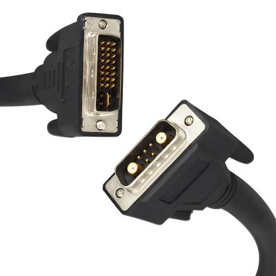 China Customized electronic factory processing VGA DVI male to male terminal line HD display home appliance connector 28P+5P wiring for sale