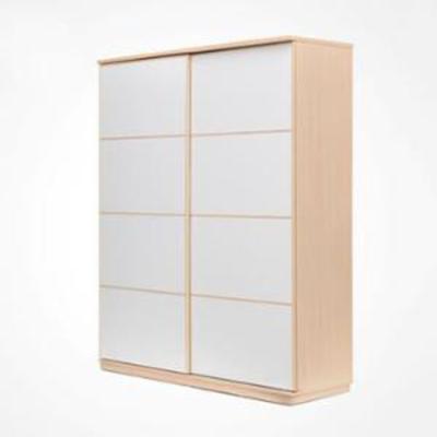 China Small Wardrobe Family Furniture MDF Wardrobe Designs Custom Customized Modern Wooden Bedroom Pull-Out Wardrobe Cabinet Door for sale