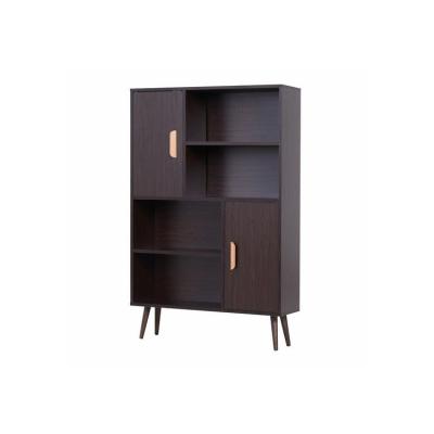 China Customized bookshelf for home ministry wood revolving bookcase open bookcase living room bookcase display wooden shelving shelving storage for sale