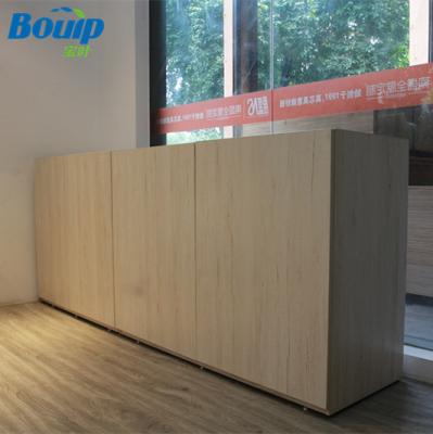 China Customized Melamine Faced Furniture Plywood For Long Cabinet for sale