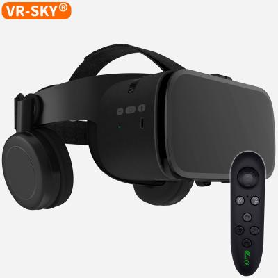 China virtual reality headset 3d vr glasses virtual reality 3d vr glasses box with headphone for sale > 80