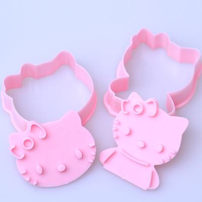 China Sustainable Plastic Kitty Sustainable Plastic Cat Cookie Cutter Kitty Cookie Cutter for sale