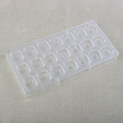 China Plastic Viable Chocolate Mold For Kitchen Window Transparent Color Box for sale