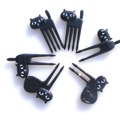 China Party Supplies Disposable Hot Selling Cute Animal Shaped Bento Picks Food Picks Fruit Shaped Forks for sale