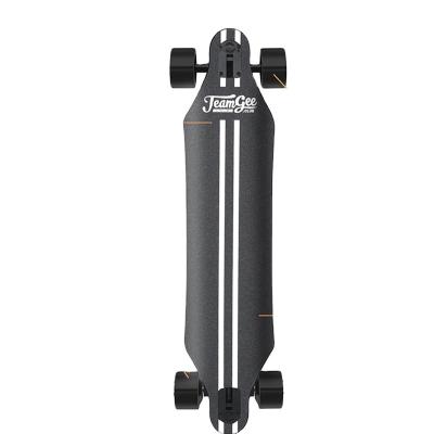 China Canadian Maple Teamgee H9 model ultra thin and boosted power drop through deck electric skateboard for sale