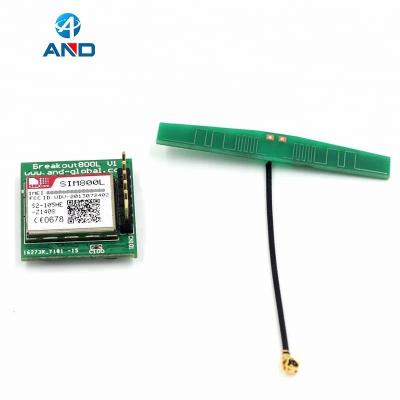 China Auto Micro GSM SIM Card SIM800L GPRS Breakout Board With PCB Antenna for sale