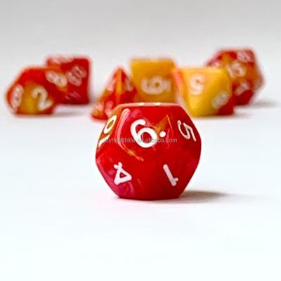 China Factory Resin Polyhedral Custom Solid Durable Carve Polyhedral Dungeons And Dragons for sale