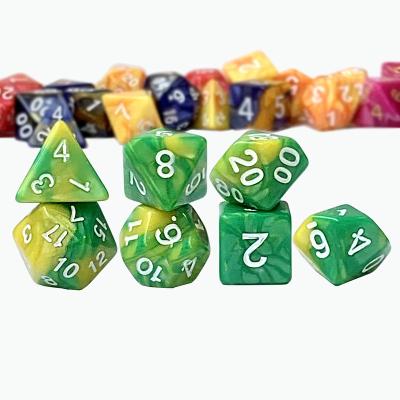 China Durable Polyhedral Resin Custom Solid Dies Dies High Quality Plastic Dungeons and Polyhedral Dies 16mm of Dragons for sale