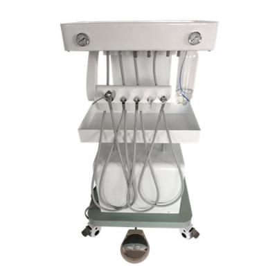 China B019 Dental Regional Dental Clinic Trolley Trolley Mobile Portable Dental Unit With Air Compressor for sale