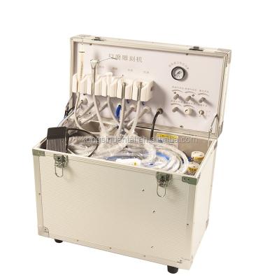 China B021 550W Metal Mobile Trolley Portable Dental Unit with Silent Air Compressor for sale