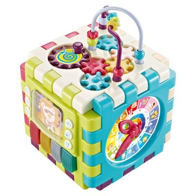 China Early Education Child Learning Games Baby Play Center Toys Toddler Music Cube Educational Activity Box for sale