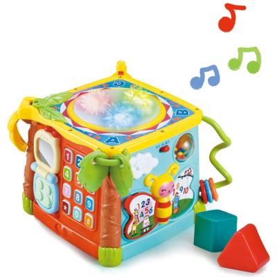 China With Piano Goodway Eco-friendly Music Learning Toy Multifunctional Educational Baby Activity Toy Cube For Promotion for sale