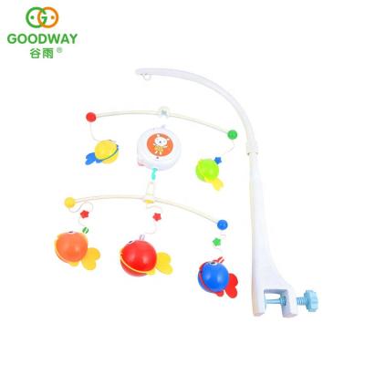 China 12 Songs Baby Cartoon Crib Fish Hanger Infant Musical Baby Mobile Toy 12 Songs for Crib Bed Bell Multifunctional Musical Crib Decoration for sale