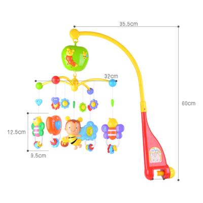 China 360 Â ° Toy Rotatable Hanging Rattles Musical Baby Crib Rotating Crib Holder Mobile Crib Bell Toys for Crib for sale