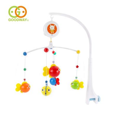 China 100% Eco-friendly Attractive Rotary Rack Hanging Toy Baby Musical Crib Mobiles With 12 Songs for sale