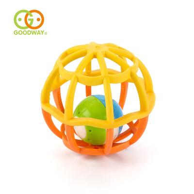 China Early Development Toy TPR Educational Flashing Musical Soft Gym Training Sensory Ball For Baby for sale