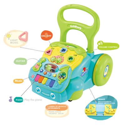 China Safe Kids Educational Toy Novelty Baby Walker with Light and Music for sale