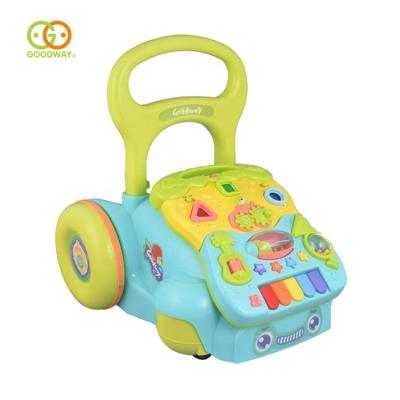 China EN 71 Safe Standard Factory Wholesale Safe Plastic Toy Baby Walker With Music for sale