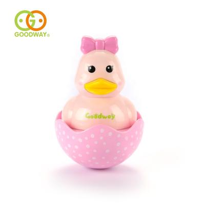 China Toy Shower Water Fun Bath Toy Duck Teether Tumbler for 0 Month Baby Shower Time Shape Toy Duck Play for sale