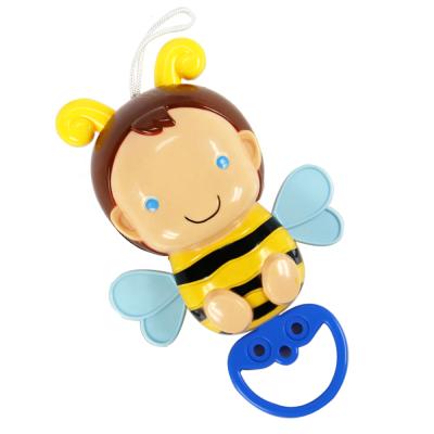 China ABS Plastic Musical Pull Line Musical Animal Baby Bell Rattle Stroller Toys For Carriage Bed Hanging for sale