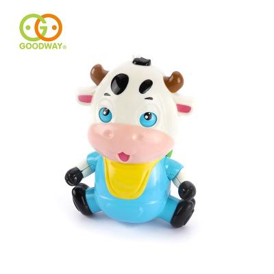 China With String Pull Music Pure Sound Cow Lovely Hanging Baby Bell Toys Bed for sale