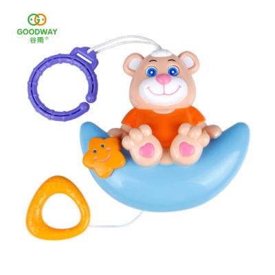 China With Music Pulling Education Colorful Music String Toys Baby Pulling Bell Plastic Pull Toy for sale