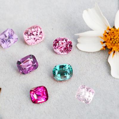 China 100% natural fire color or spinel set over 1 carat gemstone high quality purple spinel price for sale