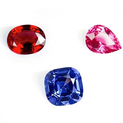 China Game or color fire wholesale 0.68 rough carat natural red spinel small size spinels for sale