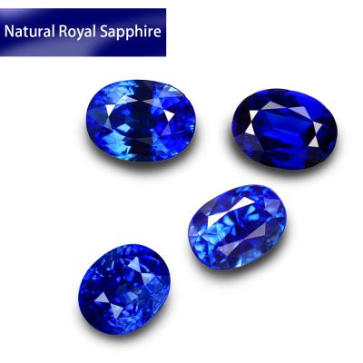 China 1.43-1.48 Carat Natural Unburned Sri Lanka Sapphire Jewelry Inlay Can Be Used For Good Color. for sale