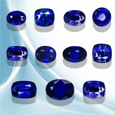 China Other Hot Sale Sri Lanka Unburned Cornflower Royal Sapphire Stone Inlaid Rings Pendants Customized Jewelry Gemstone for sale