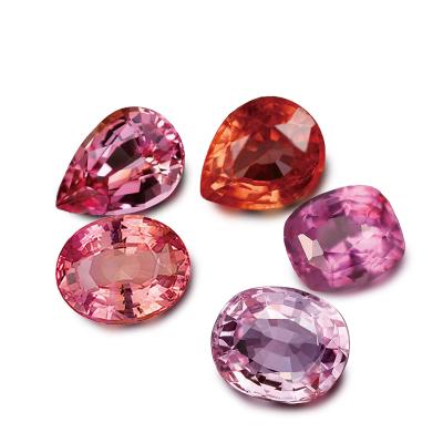 China Natural Pink Sapphire Gemstone Radiant Cut Pink Sapphire With Excellent Color from Sri Lanka for sale