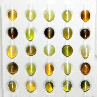 China High Quality Jewelry Decorations of Fushuanglin Cat's Eye Cat Eye for Home Gemstone Green Cat's Eye for sale