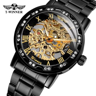 China 2021forsining Reserve Watch Stainless Steel Skeleton Cavity Automatic Mechanical Watch Power Men's Watch For Men And Women Wristwatches for sale