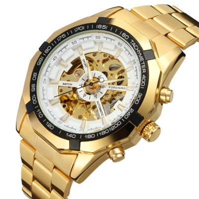 China Hot Selling Automatic Power Reserve China Watch Manufacturer Forsining Skeleton Own Brand Logo Custom Watches for sale