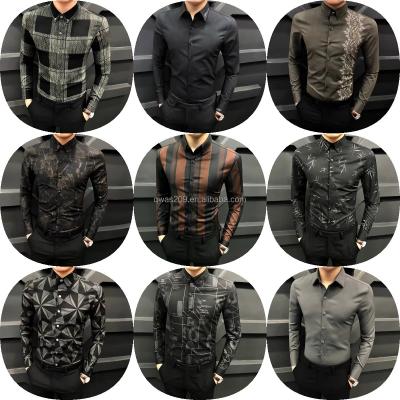 China Wholesale Latest Design Casual Mens Shirt Mens Wear Shirt With Full Sleeves Competitive Price Mens Single Sleeve Long Sleeve Shirt for sale