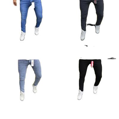 China 2020 Viable Men's Skinny Stretch Jeans Men's Stretch Ripped Pants Men's Jeans for sale