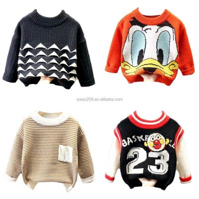 China Anti-pilling children's sweaters design kids sweater new clothes latest new style fashion long sleeve cartoon knit sweaters for sale