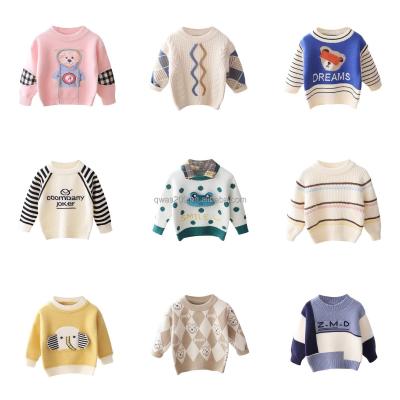 China Anti-pilling baby boys and girls wholesale autumn and winter children's sweater warm to mow new design children's sweater Christmas sweaters for sale