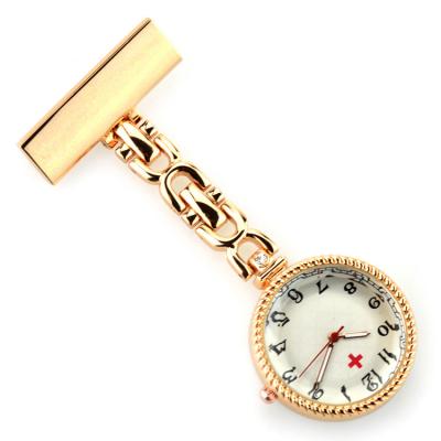 China Sterile Watches Customized Nurses Watch Customized Waterproof Heart Shape Stainless Steel Pocket Nursing Stone Watches for sale