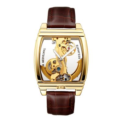 China Power Reserve See Through Mechanical Watches Shenhua Mens Watch Model F053 Logo Custom Luxury No Minimum Wholesale Replica for sale