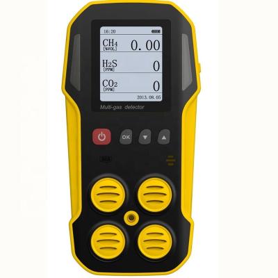 China Portable Diffusion Data Logger Biogas Analyzer CH4 CO2 H2S Multi Gas Detector for Mixed Biogas and Landfill Gases for sale